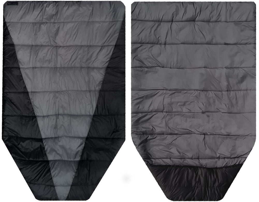 Go Outfitters Adventure Top Quilt in action shows 20°F warmth for cool nights