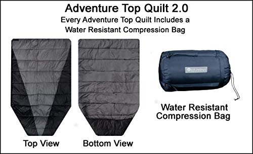 Go Outfitters Top Quilt with quasi hood provides head to toe coverage