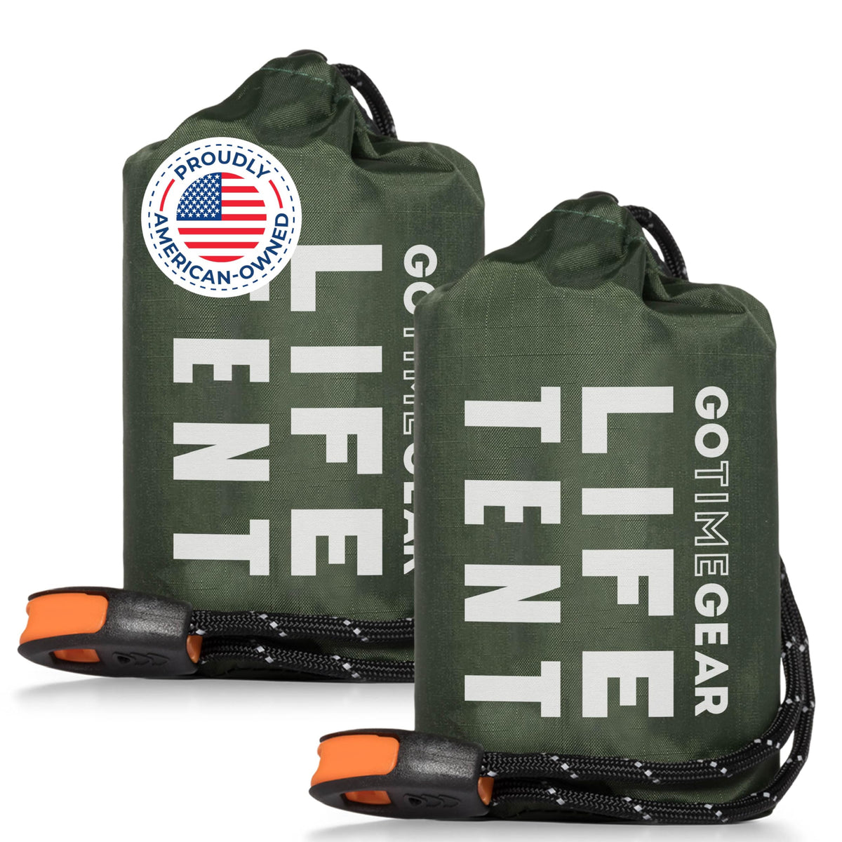 Go Time Gear Survival Tent heat retention keeps you warmer on cold hikes.