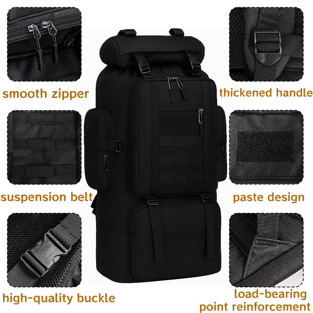 Goaste 100L backpack durable 600D Oxford fabric built for outdoor use.