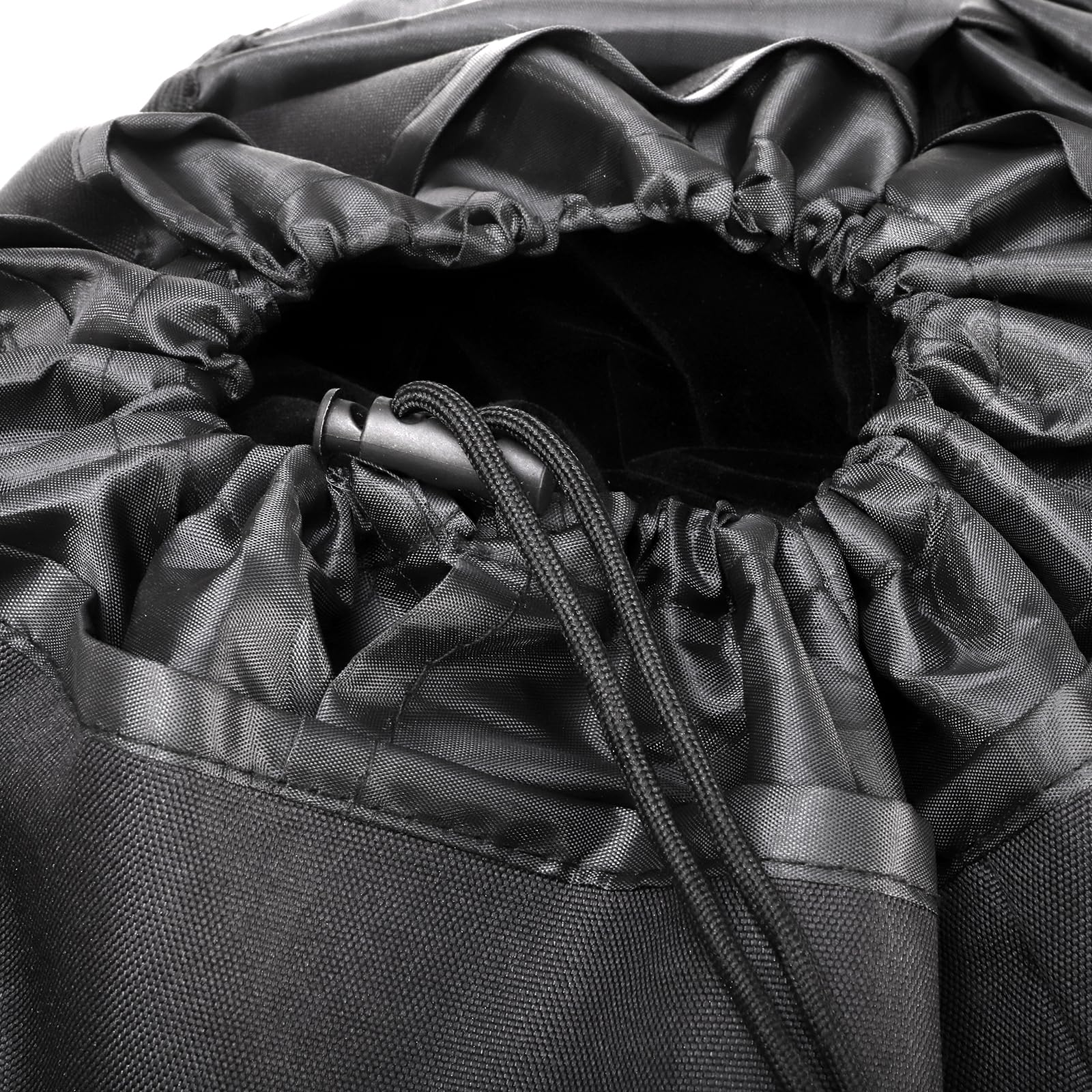Goaste 100L backpack hiking in wilderness showcases rugged versatility.