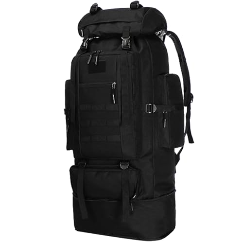 Goaste 100L backpack open compartments promote quick access to essentials.