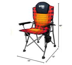 Gobi Heat Terrain Chair controls close-up for adjusting 3 heat levels