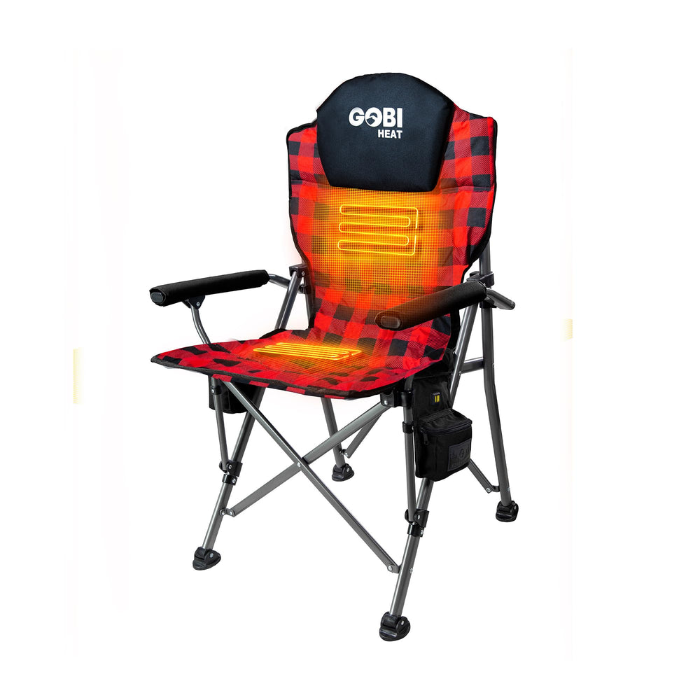 Gobi Heat Terrain Chair front view showing warm seating for outdoor adventures