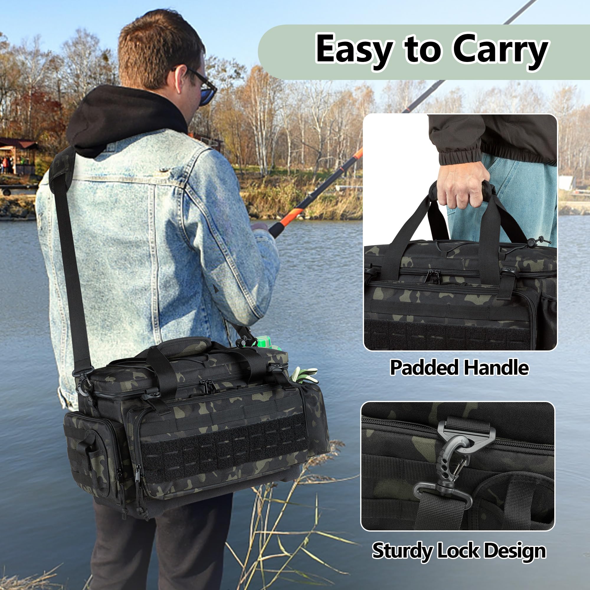 GOBUROS inner PVC pocket keeps keys and phones dry.