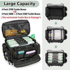 GOBUROS durable nylon material with front pockets for quick access.