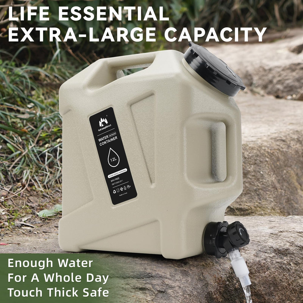 GoCampDirect BPA-free thickened material preserves water taste on adventures