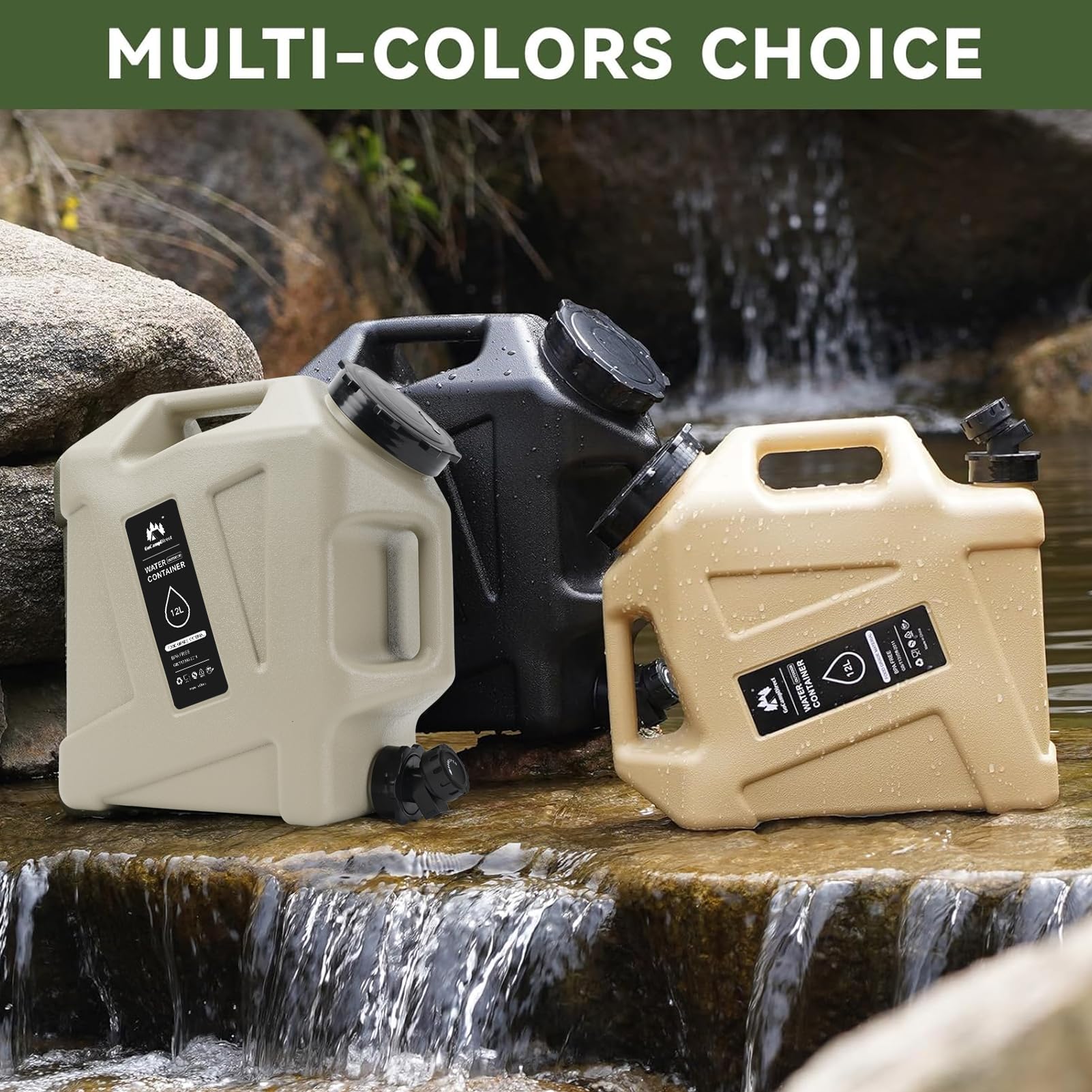GoCampDirect rugged water jug withstands harsh outdoor conditions