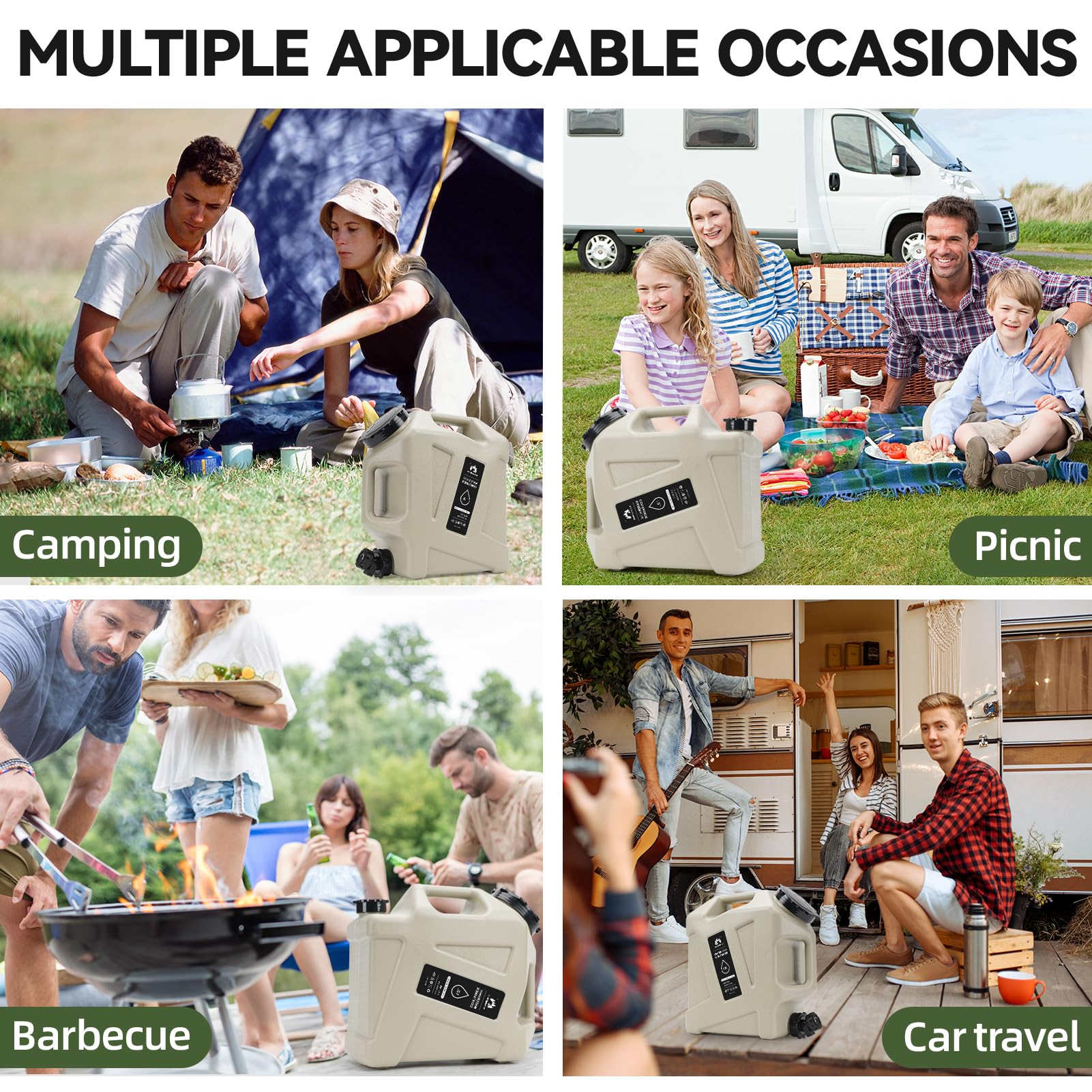 GoCampDirect sealed lid ensures safe storage during picnics and hikes