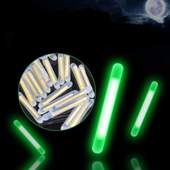 gofidin 100pcs fishing glow light sticks - 4.5mm plastic luminous rod for night fishing
