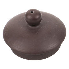Gogogmee decorative teapot lid secures a small ceramic kettle and prevents leaks