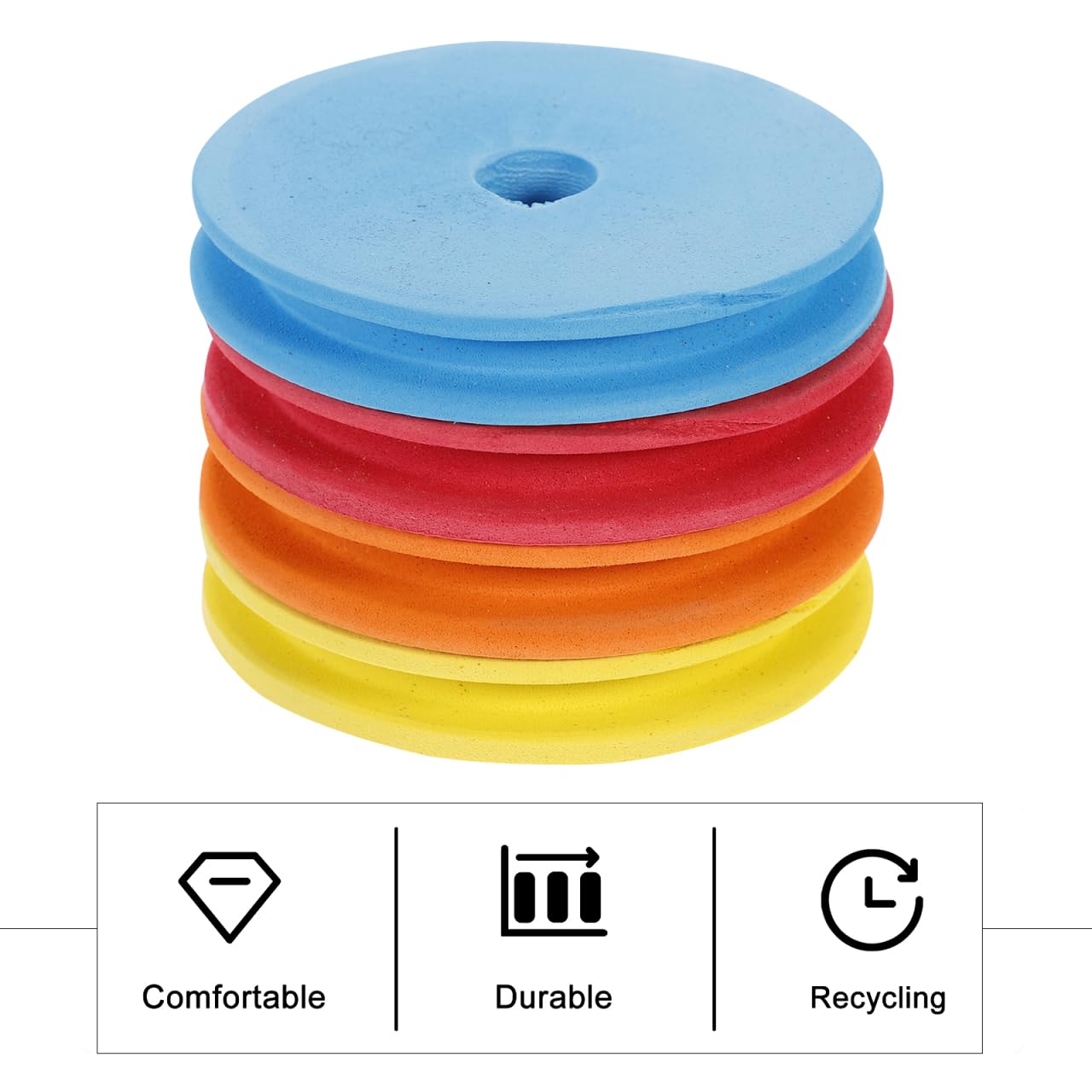 Gogogmee line spool secure slot and lock cover keeps lines tidy