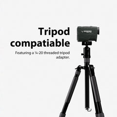 Gogogo Sport Vpro slope mode demonstrates angle-adjusted distance for golf planning.
