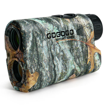 Gogogo Sport Vpro rangefinder camo compact lightweight design for rugged hunting.