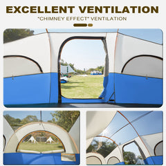 GoHimal rainfly setup for enhanced weather resistance during outdoor camping.