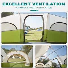 GoHimal divided-curtain privacy section for personal space during camping.