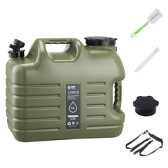 GOIMGN 6.6 gallon water jug with spigot enables controlled water pours on camping trips.