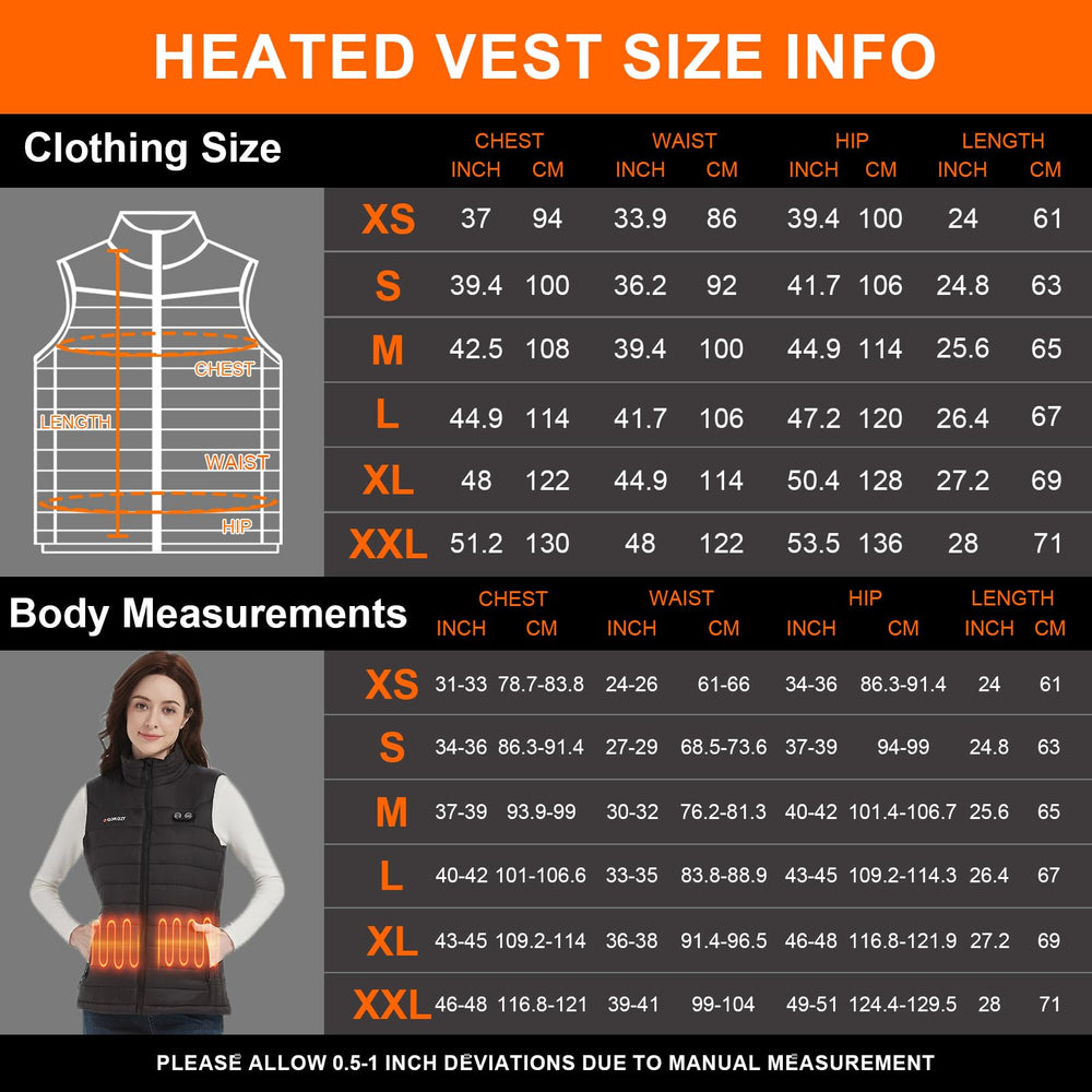 Gokozy heated vest care-wash illustrates machine washable fabric for easy maintenance.