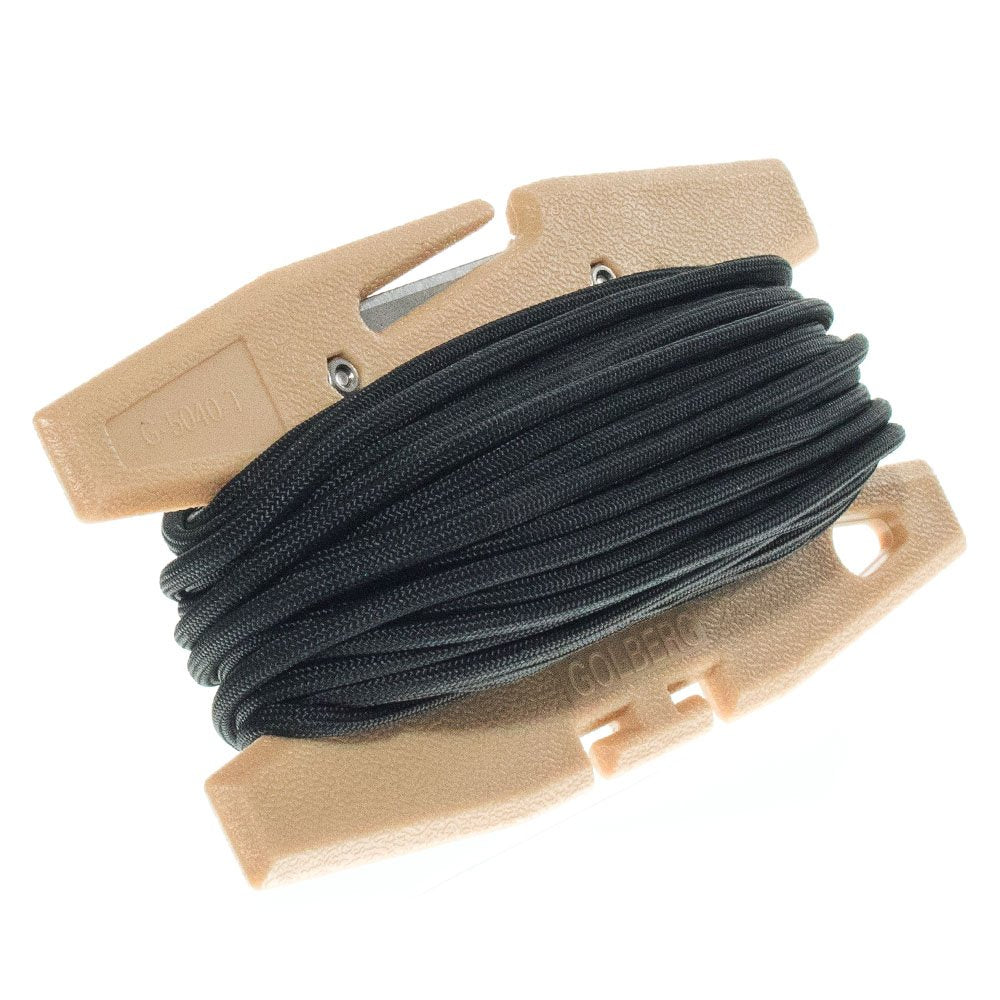 GOLBERG Spool Tool Winder carabiner slot enables fast gear attachment