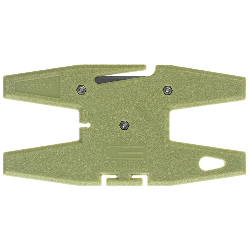 GOLBERG Spool Tool Winder with cutting slot enables on-site paracord cuts.