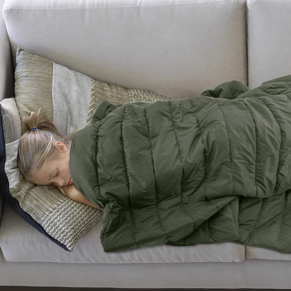 Gold Armour blanket ideal for camping, beaches, stadiums, and picnics.