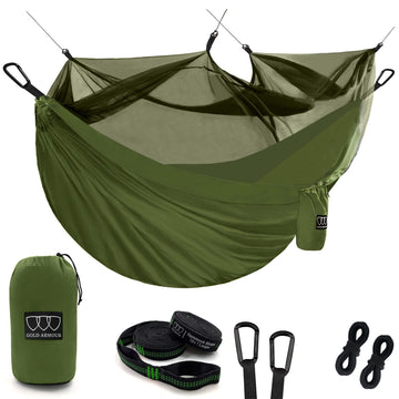 Gold Armour Camping Hammock: durable double hammock for two outdoors.