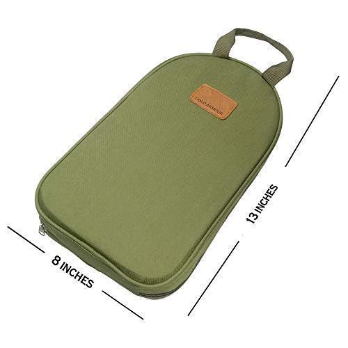Gold Armour cutting board and utensils provide sturdy outdoor meal prep.