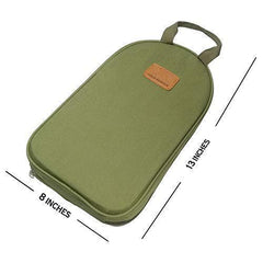 Gold Armour cutting board and utensils provide sturdy outdoor meal prep.