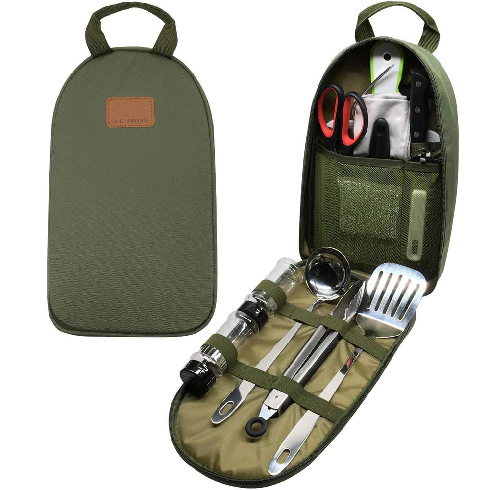 Gold Armour durable woven cotton shell protecting utensils during transport