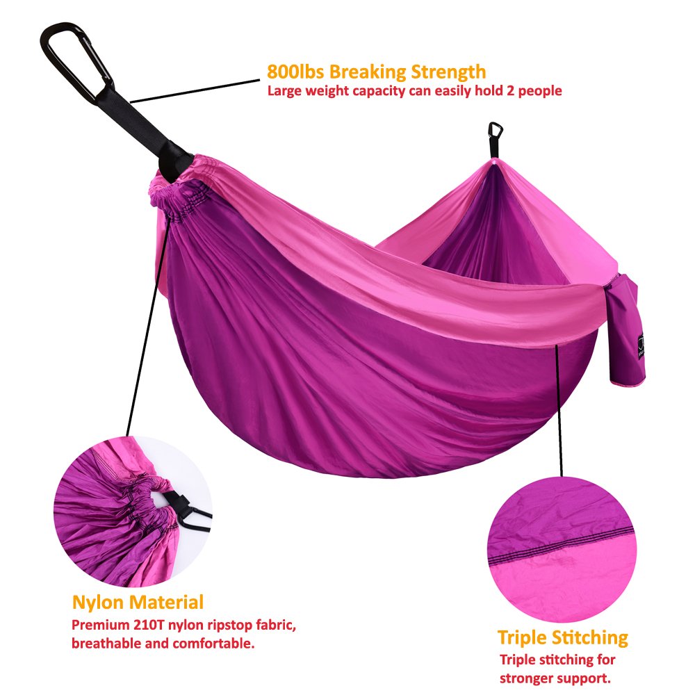 Gold Armour heavy-duty carabiners ensure secure attachment during fast setup.