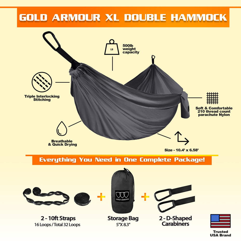 Gold Armour nylon fabric closeup emphasizes soft, durable parachute nylon.