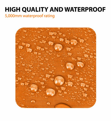 Gold Armour Rain Fly Tarp compact packable design fits lightweight packs.
