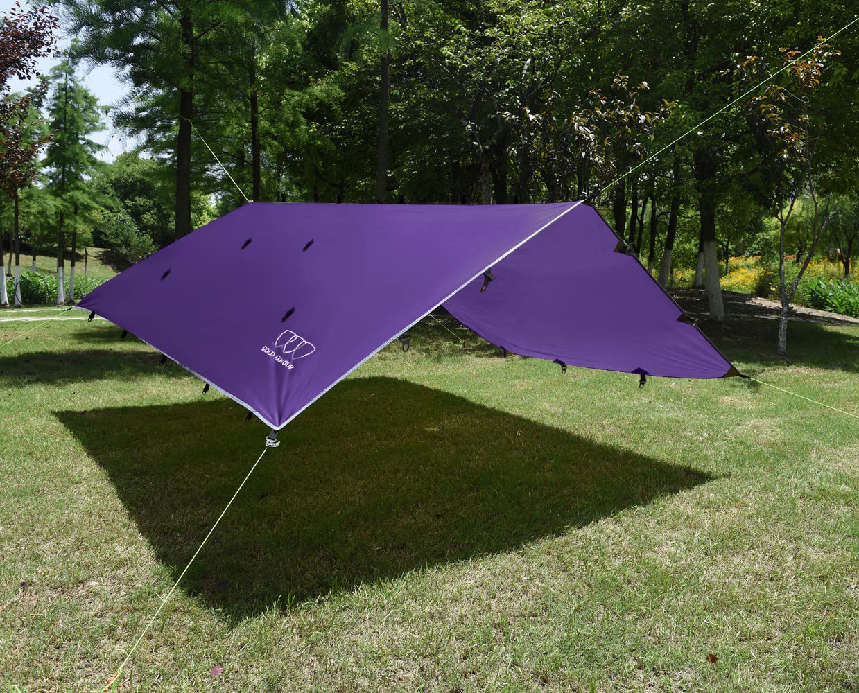 Gold Armour rainfly tarp hammock complete package saves time setting up camp.