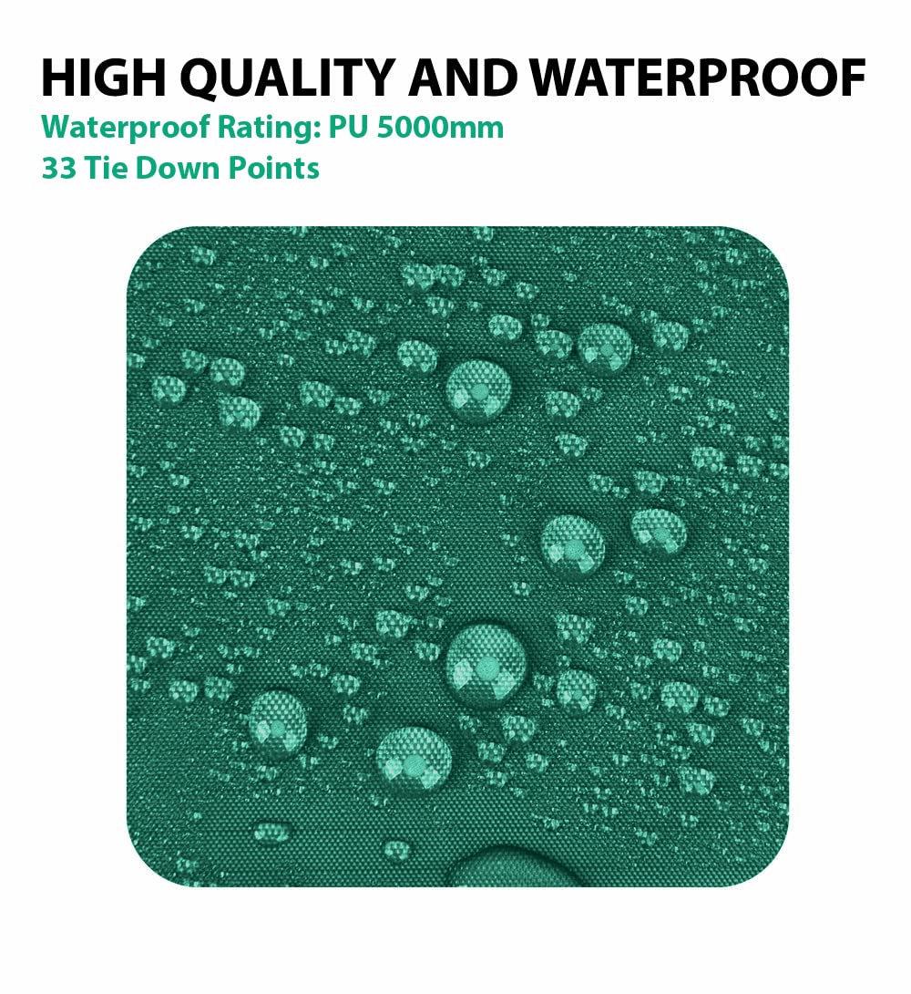 Gold Armour Rain Fly Tarp demonstrates packable-compact design for easy carry.