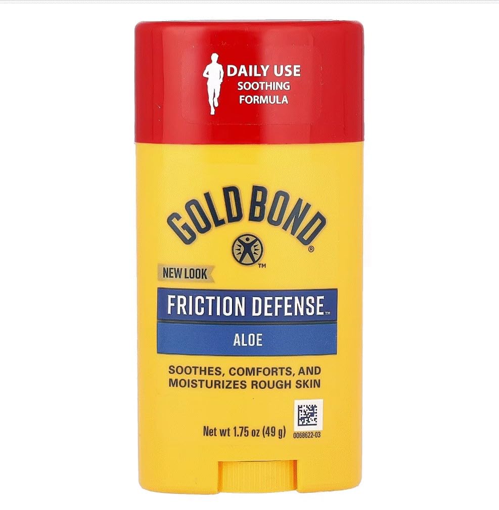 Gold Bond Chafing Defense unscented anti-friction cream, 1.75 oz, pack of 3, reduces rubbing during activity