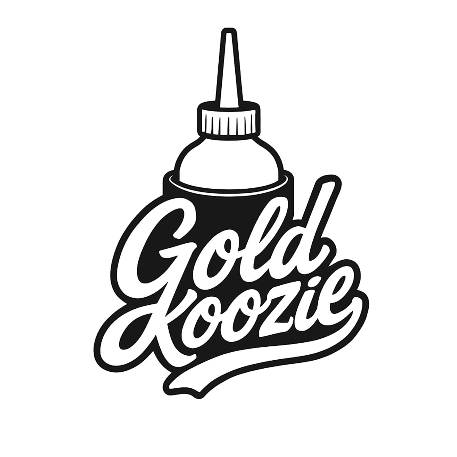 Gold Koozie sleeve clips to packs or belts for quick reach.