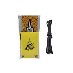Gold Koozie paracord included for customizable lanyard and easy carry.