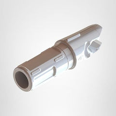 Gold Tip Accu-Lite nocks white closeup, precision-machined inserts for repeatable accuracy.