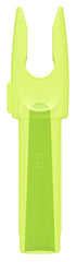 Gold Tip GTO neon green nocks in a 12-pack for quick setup and visibility