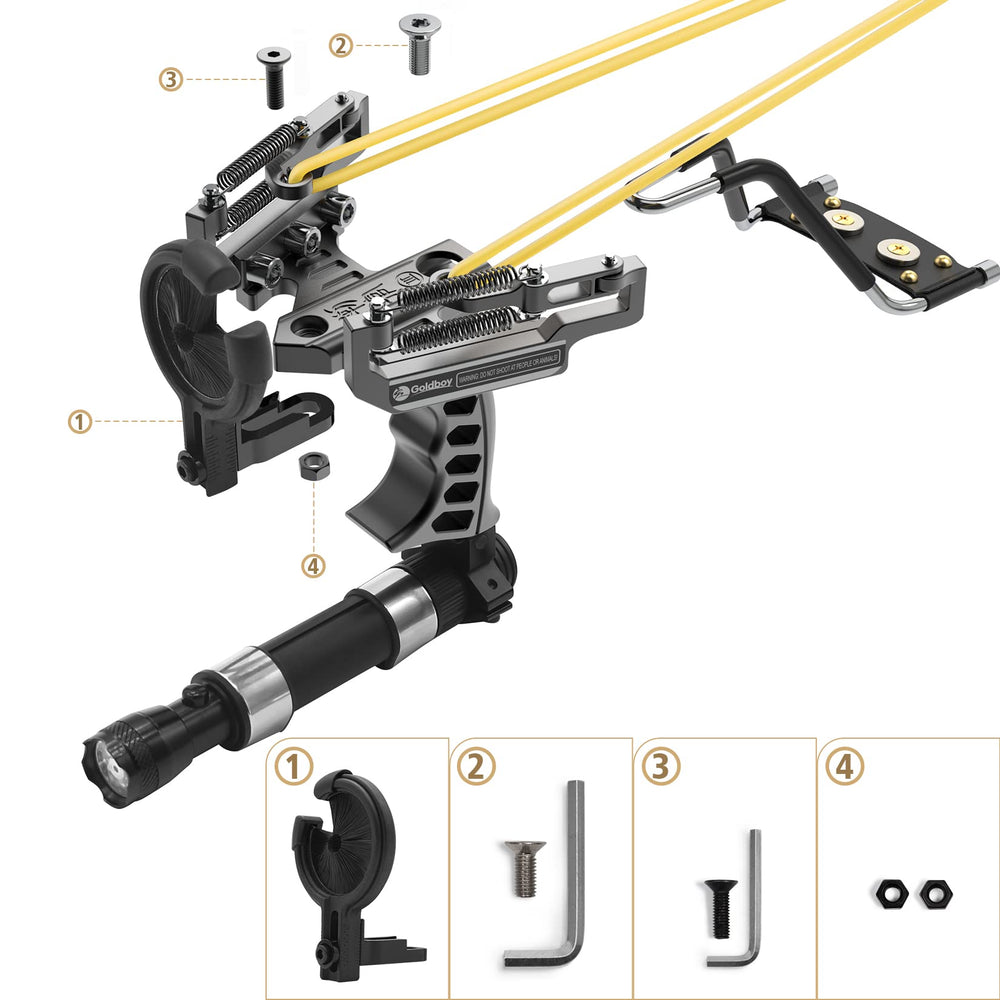 Goldboy slingshot rubber-bands replacement ensures sustained performance and versatility.