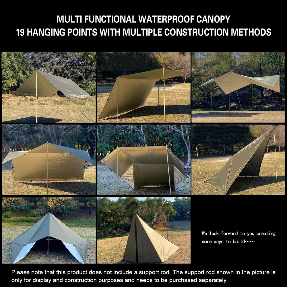 GoldCamp emergency-blanket reflectivity aids body heat retention during camping.