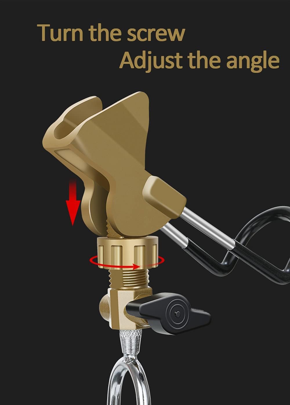 Universal compatibility with different fishing rods