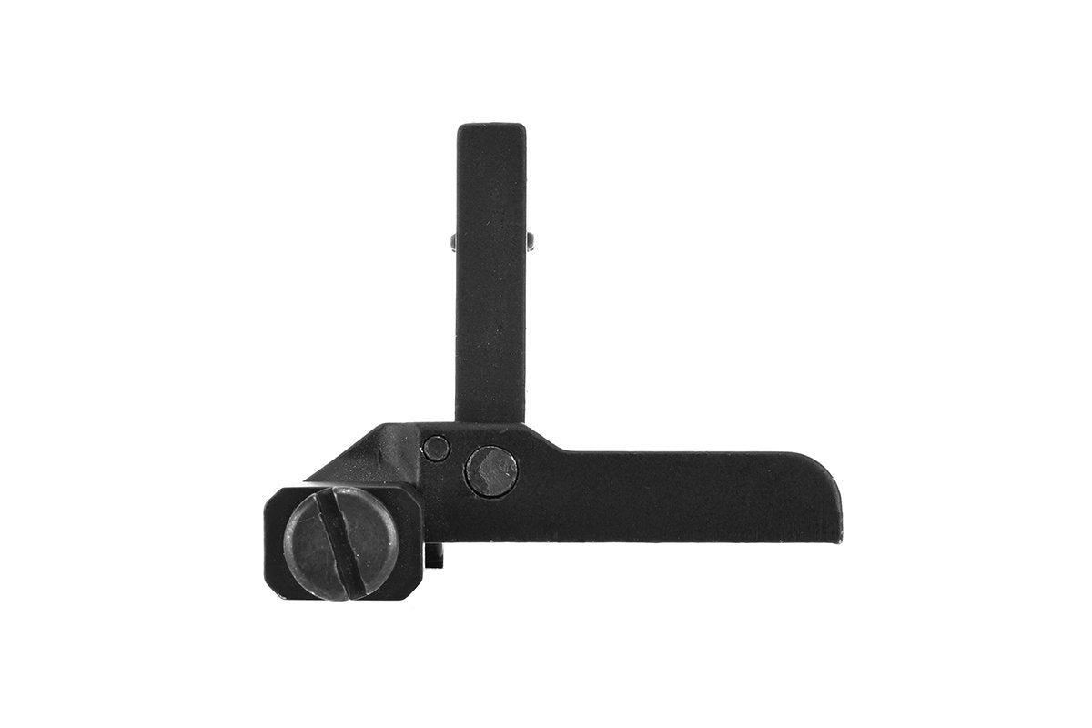 Golden Eagle front sight mounted on a 20mm rail showing durable metal construction.
