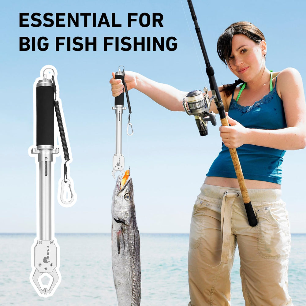 GOLDEN J 16in fish lip gripper aluminium body provides corrosion resistance