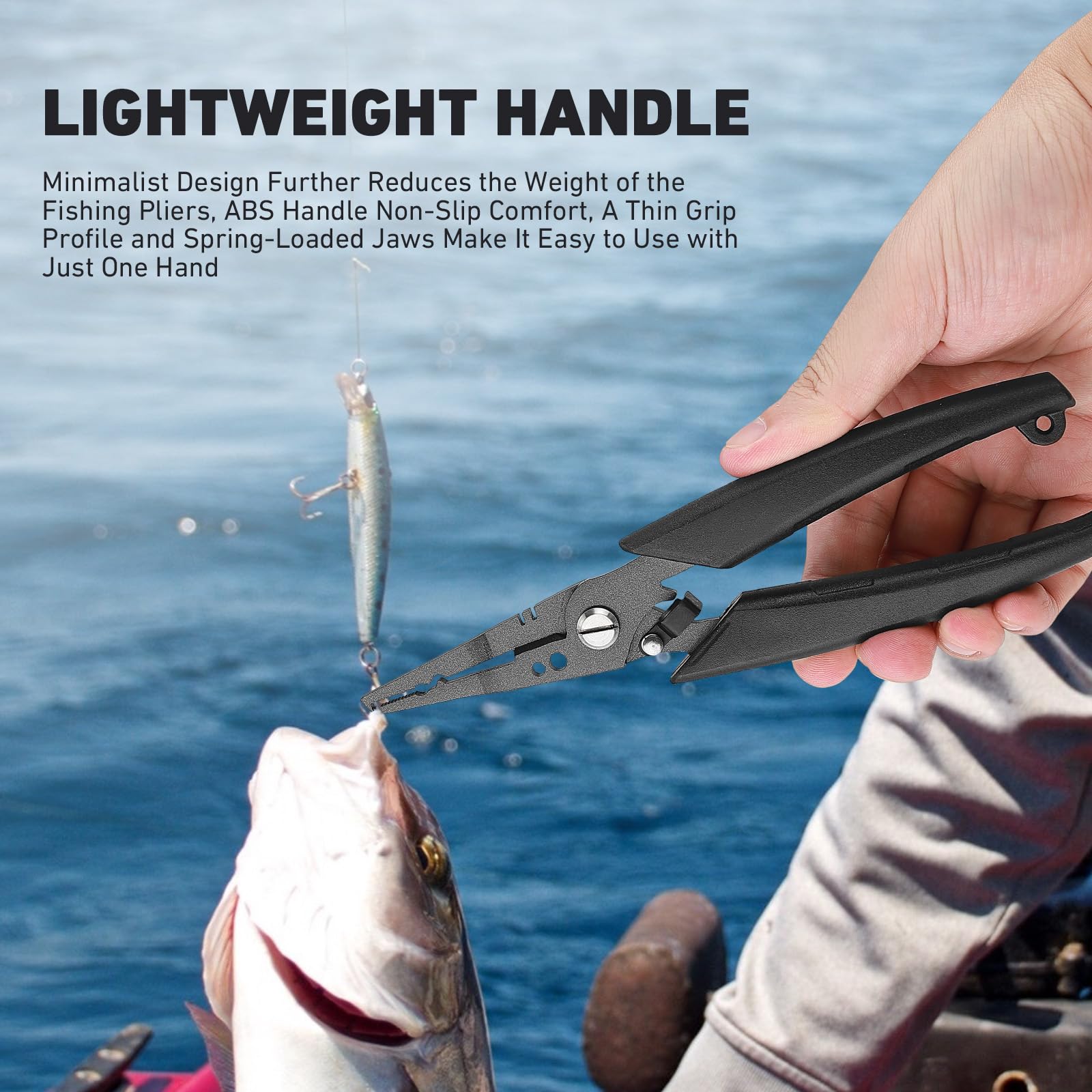Versatile use for deep-sea, ice, and surf fishing