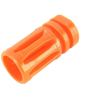 GoldenBall Eagle Airsoft M4 orange tip with 14mm CCW threading for upgrades.