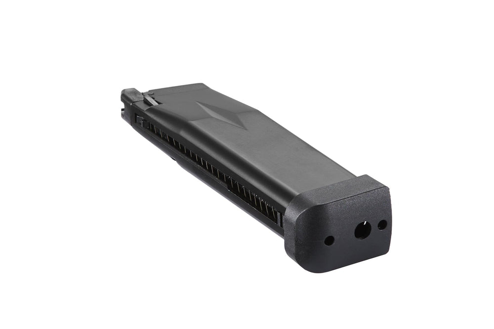 GoldenBall KLI HI-CAPA 6mm magazine holds 32 BBs for extended sessions.