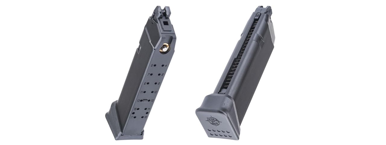 GoldenBall Poseidon green gas magazine compatible with all Orion GBBP models for consistent feeding.
