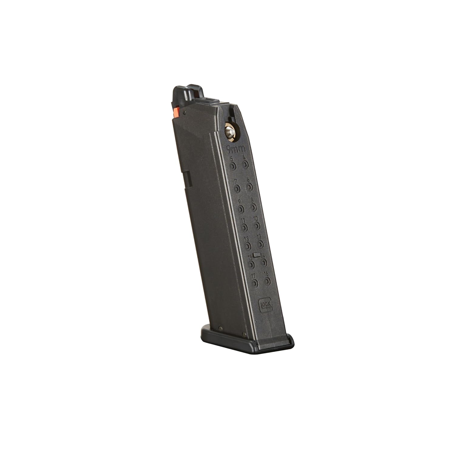 GoldenBall G17 magazine shows gas compatibility with multiple gas types.