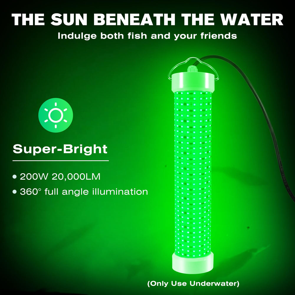 IP69K waterproof underwater fishing light for boats and docks